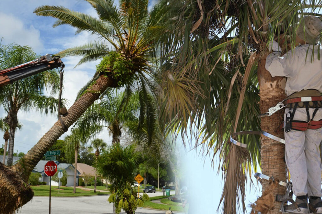 Palm Tree Trimming & Palm Tree Removal Affordable-Pro Tree Trimming & Removal Team of Lantana