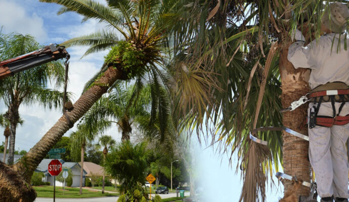 Palm Tree Trimming & Palm Tree Removal Affordable-Pro Tree Trimming & Removal Team of Lantana