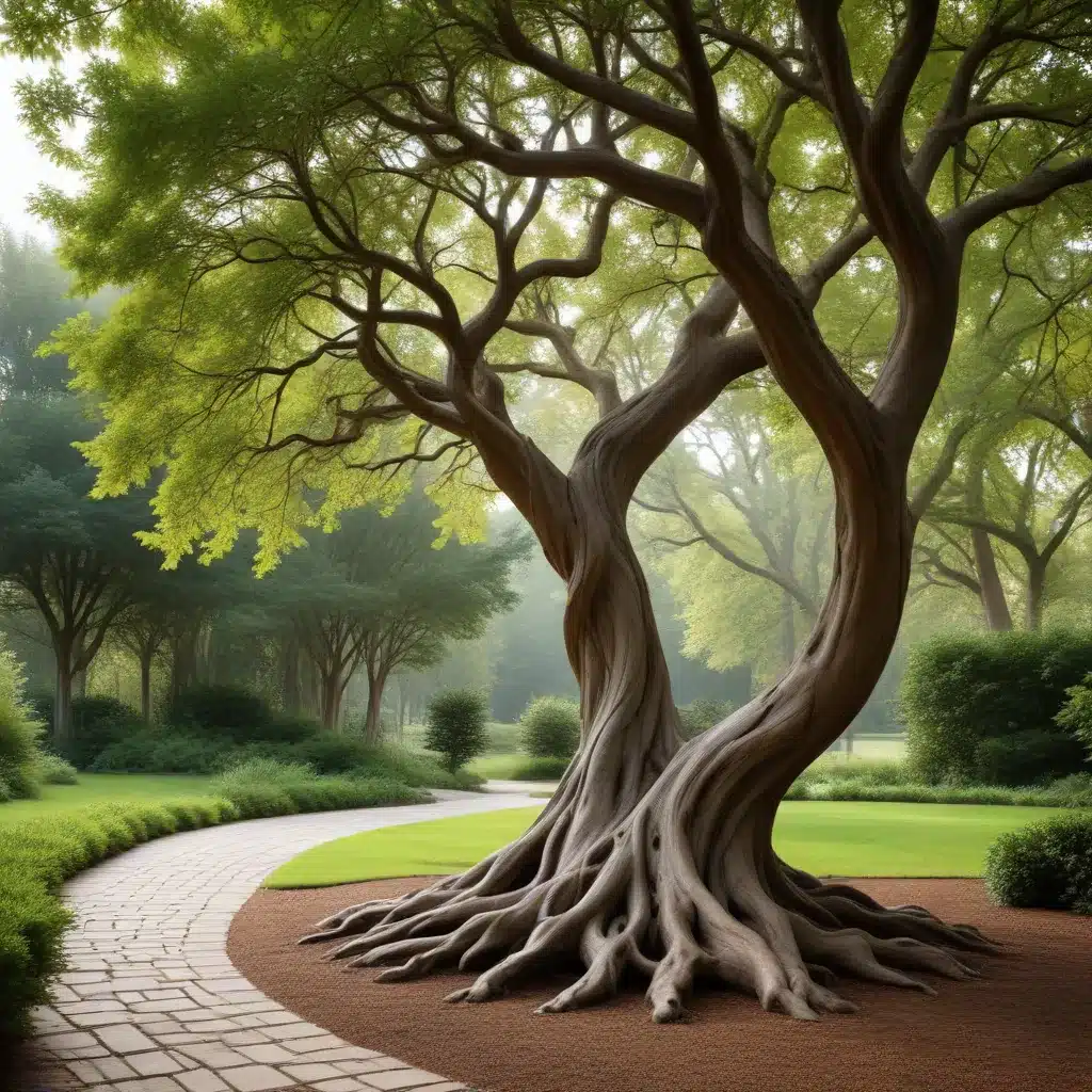 Sculptural Splendor: Incorporating Unique Tree Forms into Captivating Landscapes